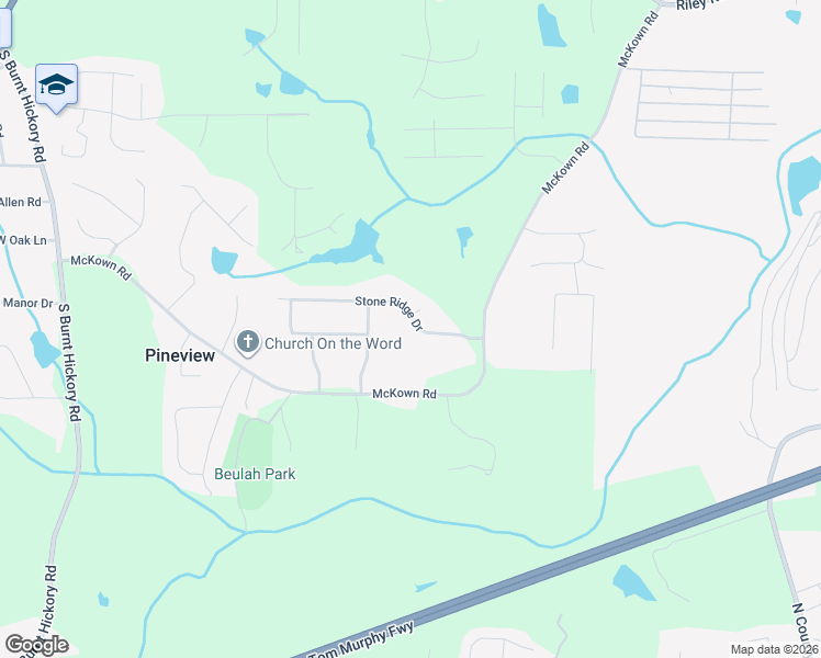 map of restaurants, bars, coffee shops, grocery stores, and more near 3480 Stone Ridge Drive in Douglasville