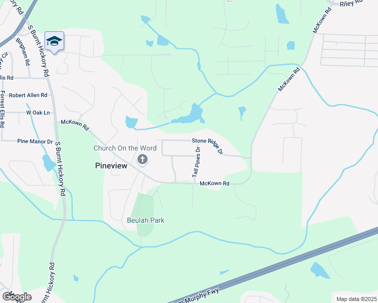 map of restaurants, bars, coffee shops, grocery stores, and more near 3572 Stone Ridge Trail in Douglasville