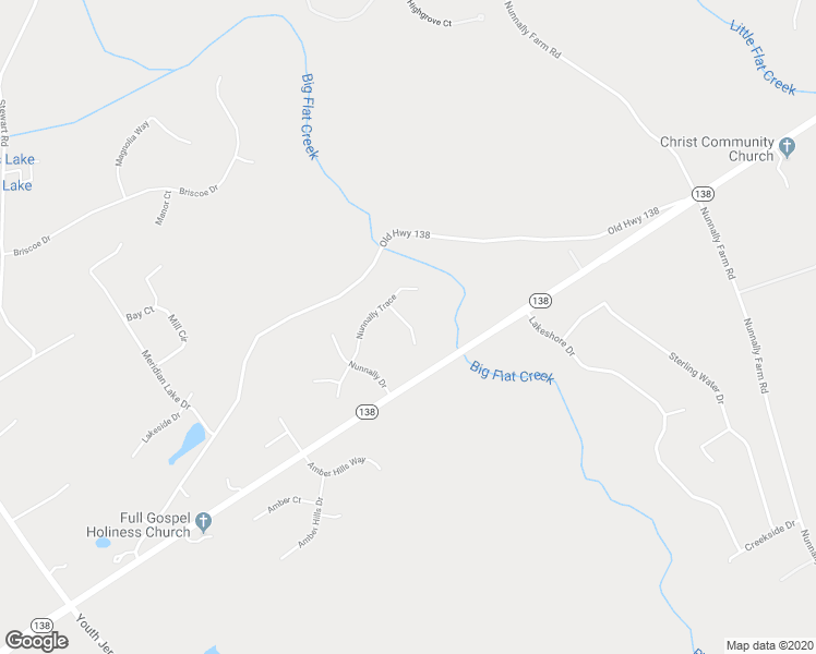 map of restaurants, bars, coffee shops, grocery stores, and more near 1508 Nunnally Way in Monroe