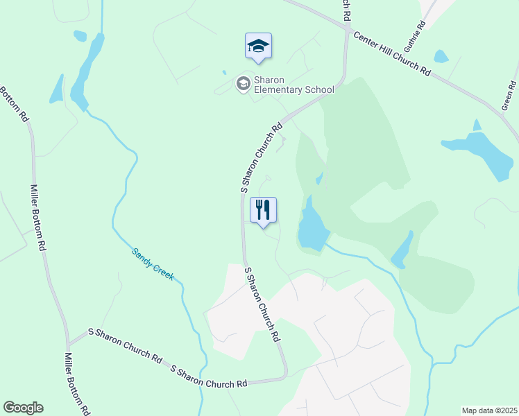 map of restaurants, bars, coffee shops, grocery stores, and more near Henderson Ridge Lane in Walton County