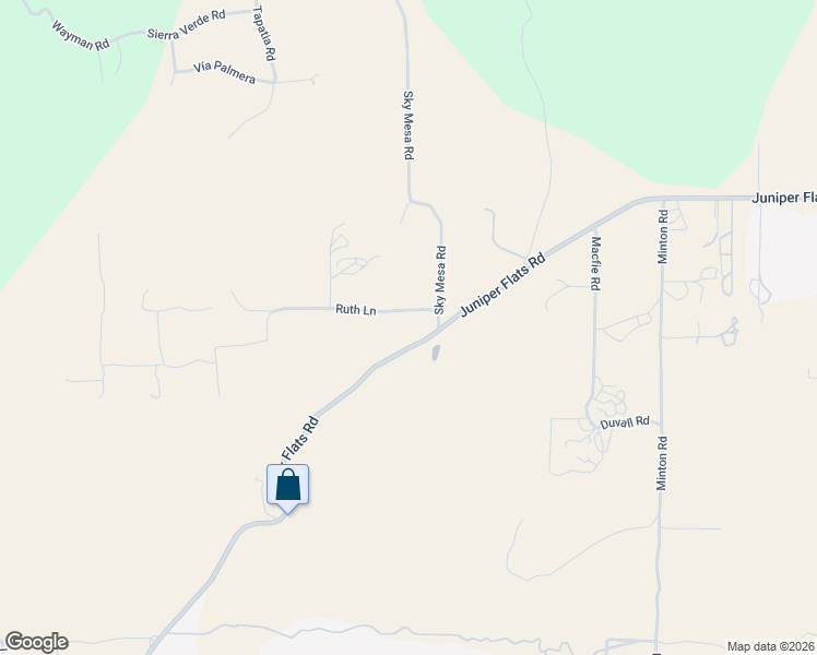 map of restaurants, bars, coffee shops, grocery stores, and more near 24315 Juniper Flats Road in Homeland