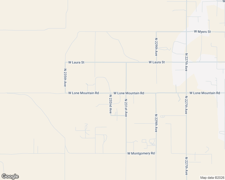 map of restaurants, bars, coffee shops, grocery stores, and more near 23145 West Lone Mountain Road in Wittmann