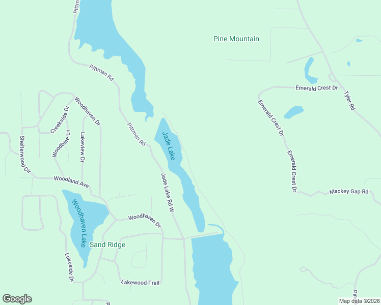 map of restaurants, bars, coffee shops, grocery stores, and more near 9071 Jade Lake Road East in Pinson