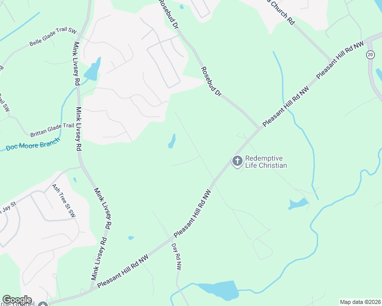 map of restaurants, bars, coffee shops, grocery stores, and more near 4654 Bryant Road in Snellville