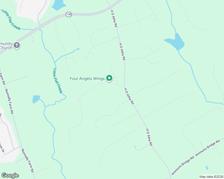 map of restaurants, bars, coffee shops, grocery stores, and more near 2040 Kari Brook Drive in Monroe