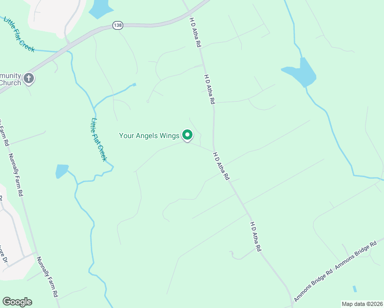 map of restaurants, bars, coffee shops, grocery stores, and more near 2040 Kari Brook Drive in Monroe