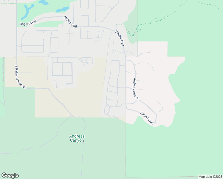 map of restaurants, bars, coffee shops, grocery stores, and more near 64894 Saragossa Drive in Palm Springs