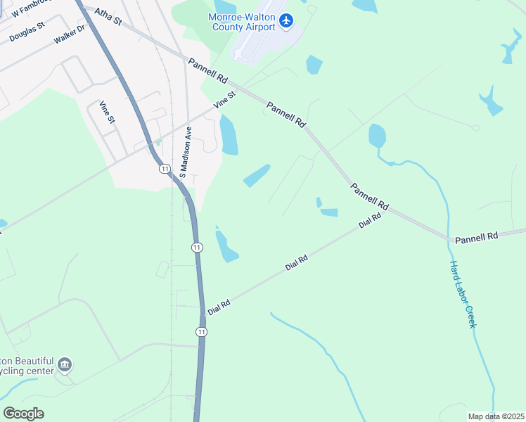 map of restaurants, bars, coffee shops, grocery stores, and more near 329 Magnolia Lane in Monroe