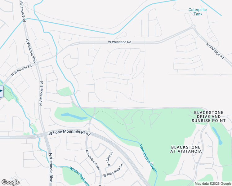 map of restaurants, bars, coffee shops, grocery stores, and more near 12446 West Via Caballo Blanco in Peoria