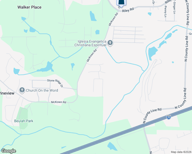 map of restaurants, bars, coffee shops, grocery stores, and more near 3308 Stoneybrook Drive in Douglasville