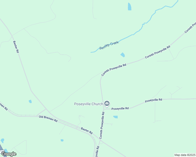 map of restaurants, bars, coffee shops, grocery stores, and more near 296 Posey Road in Bremen