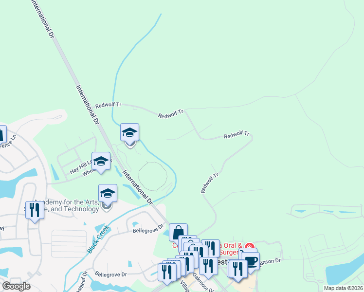 map of restaurants, bars, coffee shops, grocery stores, and more near 5015 Big Bear Court in Myrtle Beach