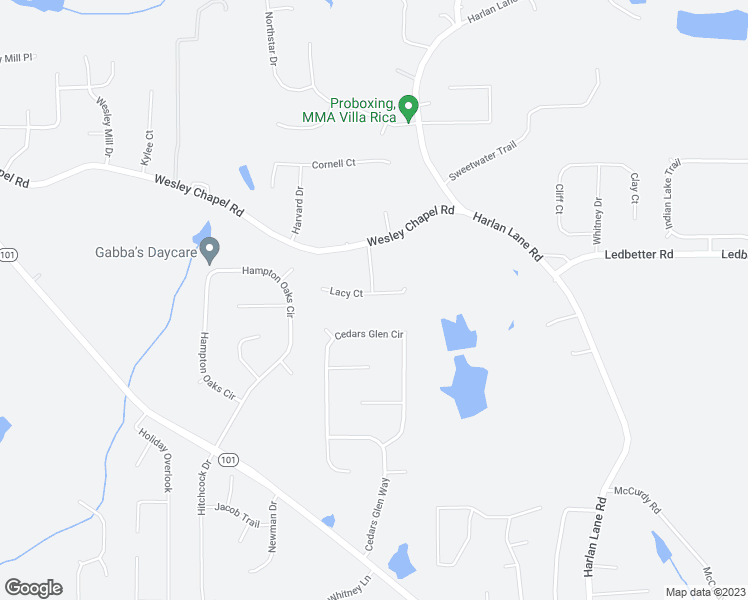 map of restaurants, bars, coffee shops, grocery stores, and more near 201 Martins COurt in Villa Rica