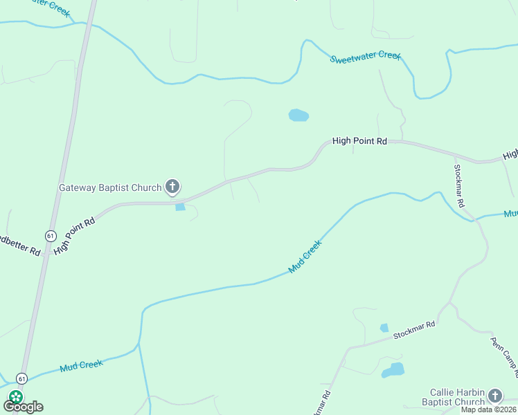 map of restaurants, bars, coffee shops, grocery stores, and more near 9511 High Point Road in Villa Rica