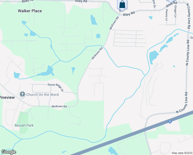 map of restaurants, bars, coffee shops, grocery stores, and more near 3300 Stoneybrook Drive in Douglasville