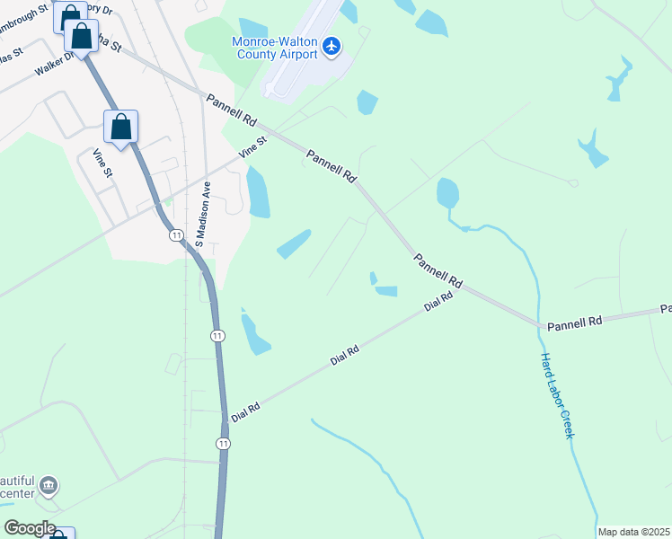 map of restaurants, bars, coffee shops, grocery stores, and more near 117 Brentwood Boulevard in Monroe