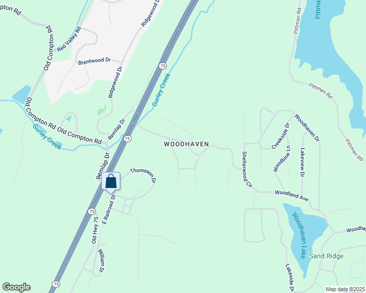 map of restaurants, bars, coffee shops, grocery stores, and more near 272 Woodhaven Boulevard in Pinson