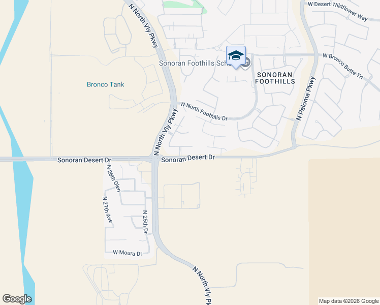 map of restaurants, bars, coffee shops, grocery stores, and more near 2337 West Gloria Lane in Phoenix
