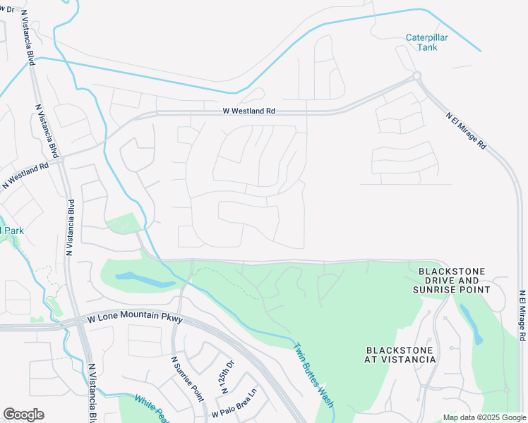map of restaurants, bars, coffee shops, grocery stores, and more near 12413 West Calle De Baca in Peoria
