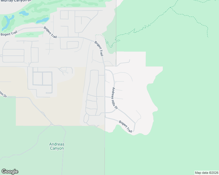 map of restaurants, bars, coffee shops, grocery stores, and more near 3447 Andreas Hills Drive in Palm Springs