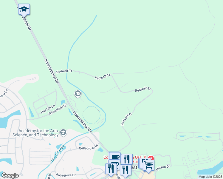 map of restaurants, bars, coffee shops, grocery stores, and more near 5015 Big Bear Court in Myrtle Beach