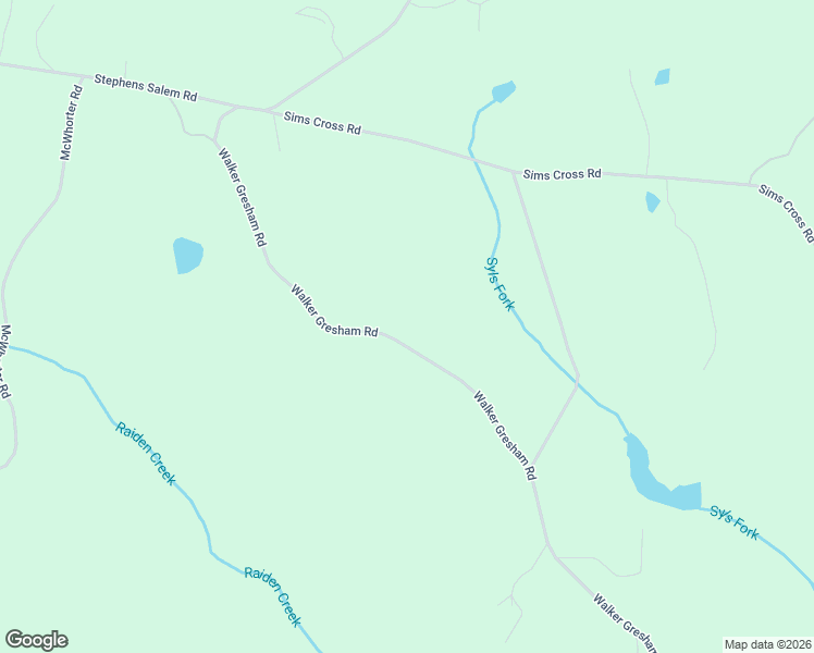 map of restaurants, bars, coffee shops, grocery stores, and more near 155 Walker Gresham Road in Stephens