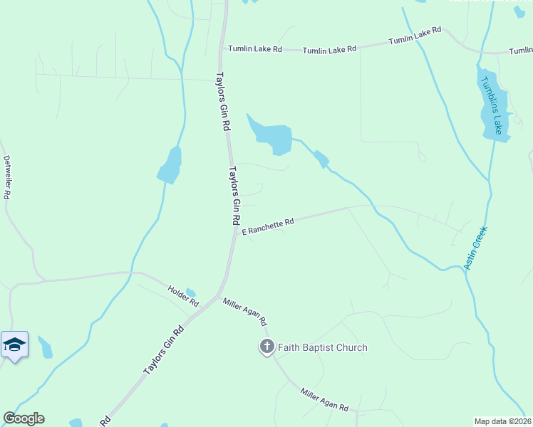 map of restaurants, bars, coffee shops, grocery stores, and more near 58 East Ranchette Road in Temple