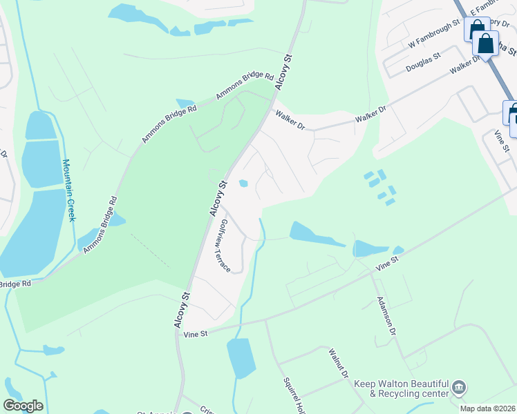 map of restaurants, bars, coffee shops, grocery stores, and more near in Walton County