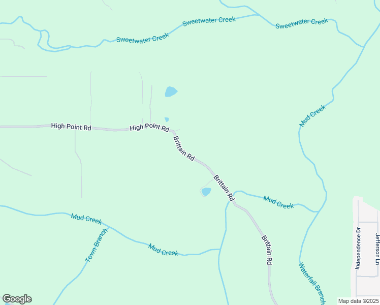 map of restaurants, bars, coffee shops, grocery stores, and more near 1302 Brittain Road in Douglasville