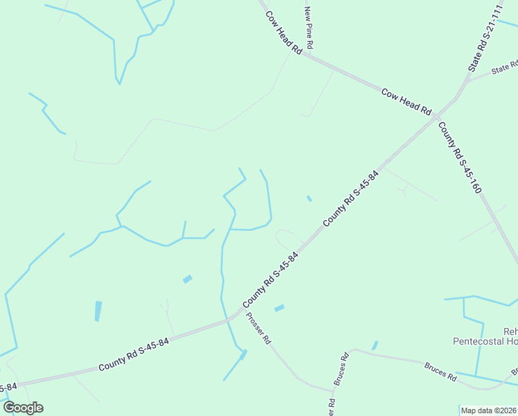 map of restaurants, bars, coffee shops, grocery stores, and more near 264 County Road S-45-84 in Hemingway