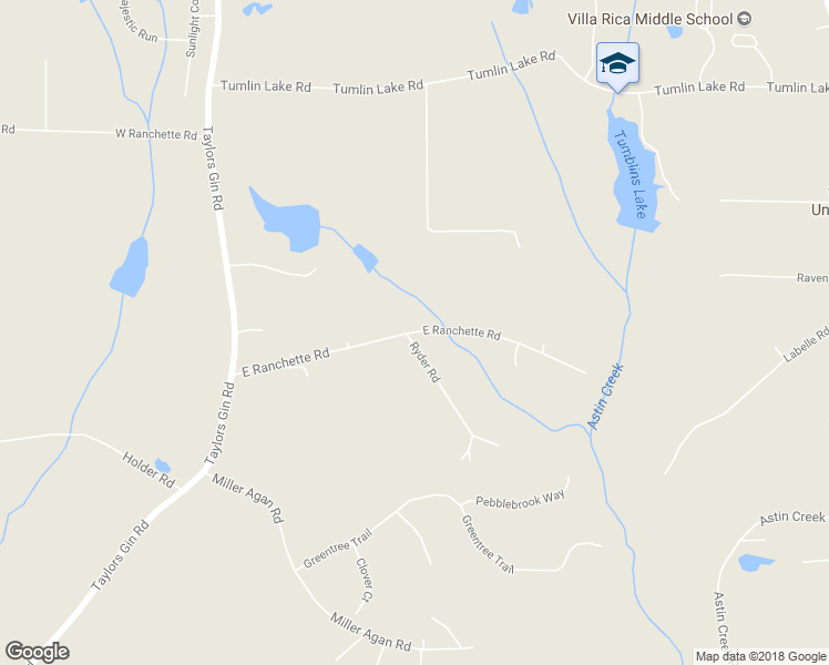 map of restaurants, bars, coffee shops, grocery stores, and more near 151 East Ranchette Road in Temple