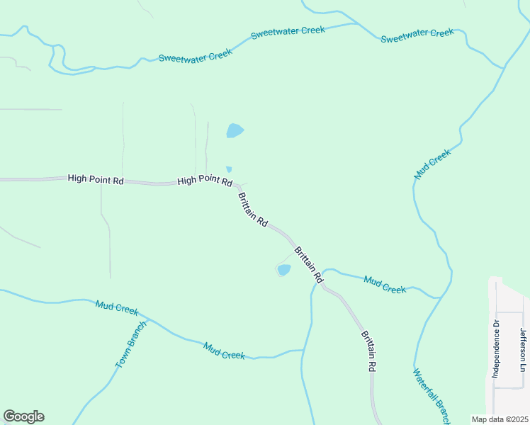 map of restaurants, bars, coffee shops, grocery stores, and more near 1302 Brittain Road in Douglasville