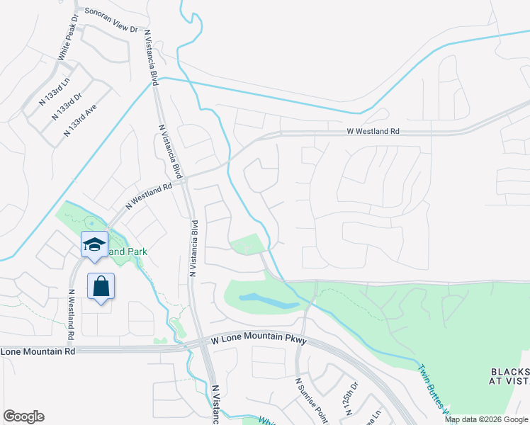 map of restaurants, bars, coffee shops, grocery stores, and more near 12725 West Forest Pleasant Place in Peoria