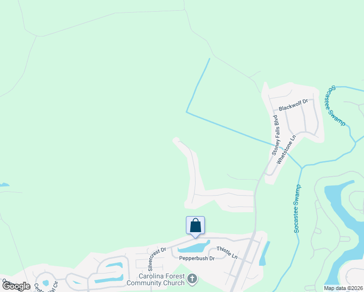 map of restaurants, bars, coffee shops, grocery stores, and more near 2324 Seneca Ridge Drive in Myrtle Beach