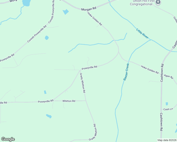 map of restaurants, bars, coffee shops, grocery stores, and more near Poseyville Road in Haralson County