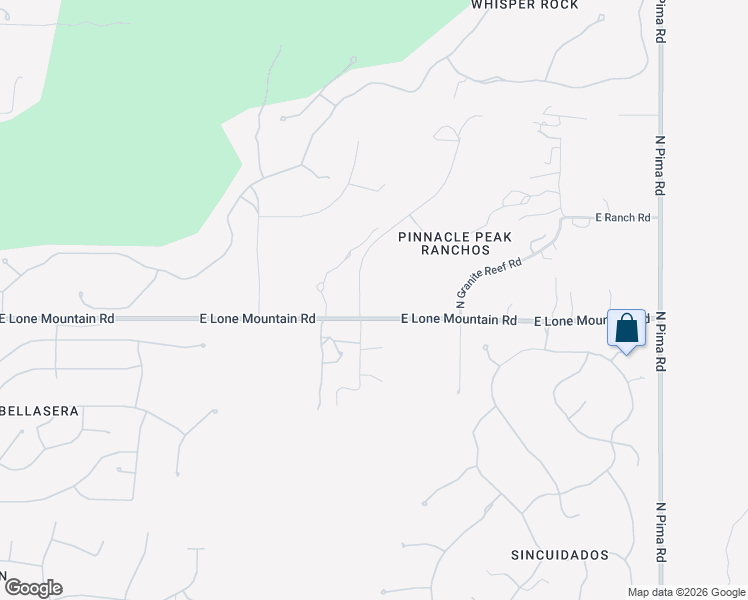 map of restaurants, bars, coffee shops, grocery stores, and more near 31401 North Black Cross Road in Scottsdale