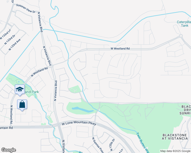 map of restaurants, bars, coffee shops, grocery stores, and more near 12655 West Forest Pleasant Place in Peoria