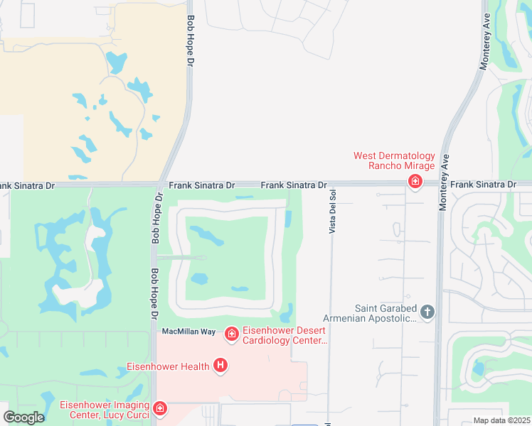 map of restaurants, bars, coffee shops, grocery stores, and more near 88 North Kavenish Drive in Rancho Mirage