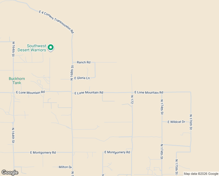 map of restaurants, bars, coffee shops, grocery stores, and more near 17000 East Lone Mountain Road in Rio Verde
