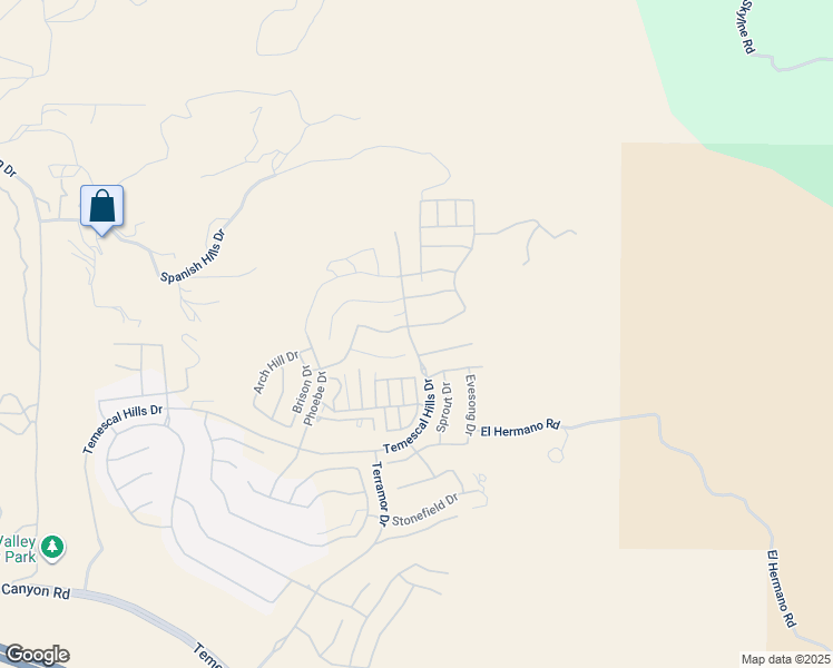 map of restaurants, bars, coffee shops, grocery stores, and more near 11829 Wandering Way in Corona