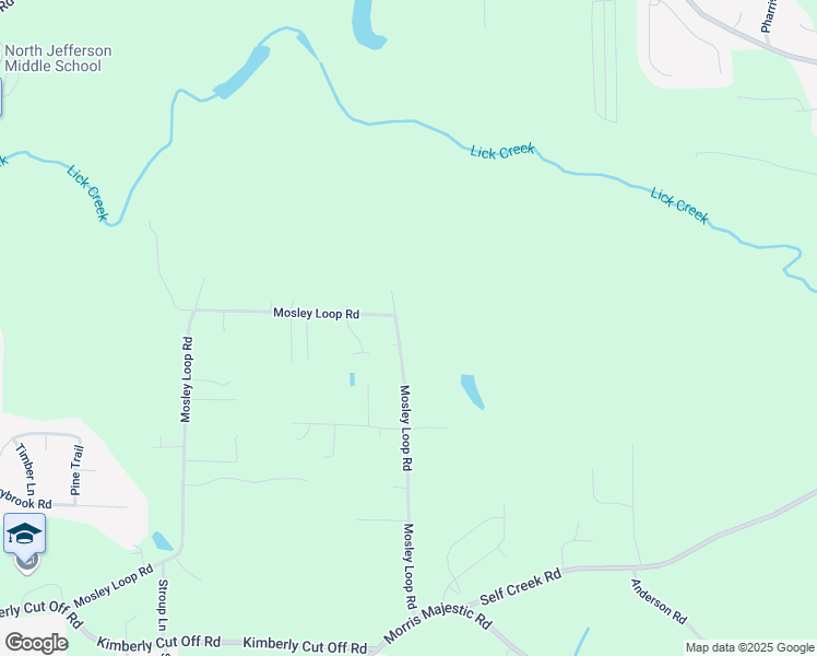 map of restaurants, bars, coffee shops, grocery stores, and more near 9368 Mosley Loop Road in Morris