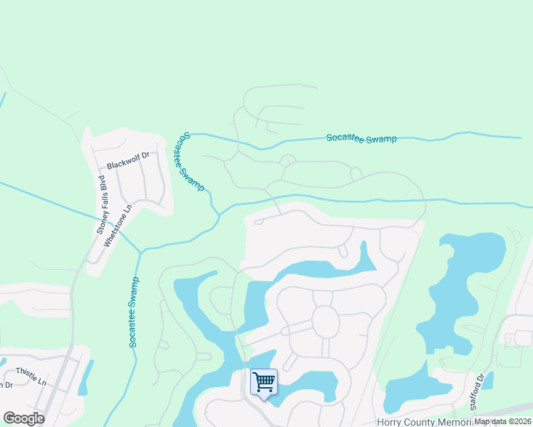 map of restaurants, bars, coffee shops, grocery stores, and more near 2923 Moss Bridge Lane in Myrtle Beach