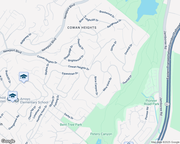 10362 Cowan Heights Drive, North Tustin CA Walk Score