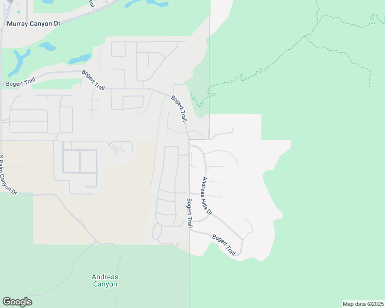 map of restaurants, bars, coffee shops, grocery stores, and more near 3350 Bogert Trail in Palm Springs