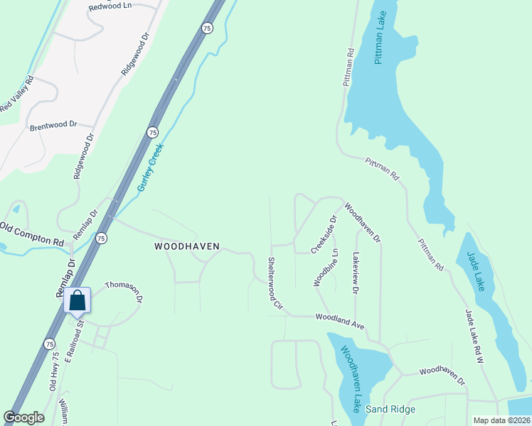 map of restaurants, bars, coffee shops, grocery stores, and more near 387 Shelterwood Circle in Pinson