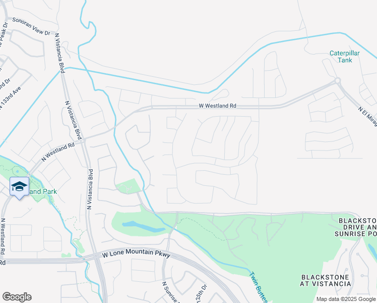 map of restaurants, bars, coffee shops, grocery stores, and more near 31828 North 125th Lane in Peoria