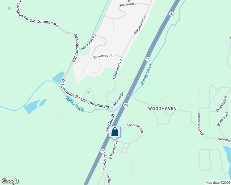 map of restaurants, bars, coffee shops, grocery stores, and more near 196 Ridgewood Drive in Remlap