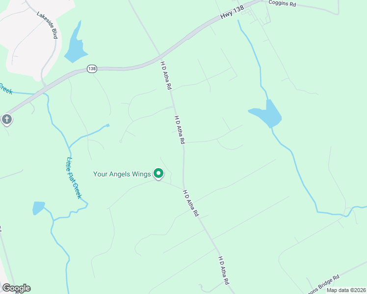 map of restaurants, bars, coffee shops, grocery stores, and more near 1525 H D Atha Road in Monroe