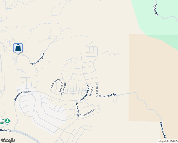 map of restaurants, bars, coffee shops, grocery stores, and more near 11882 Wandering Way in Corona