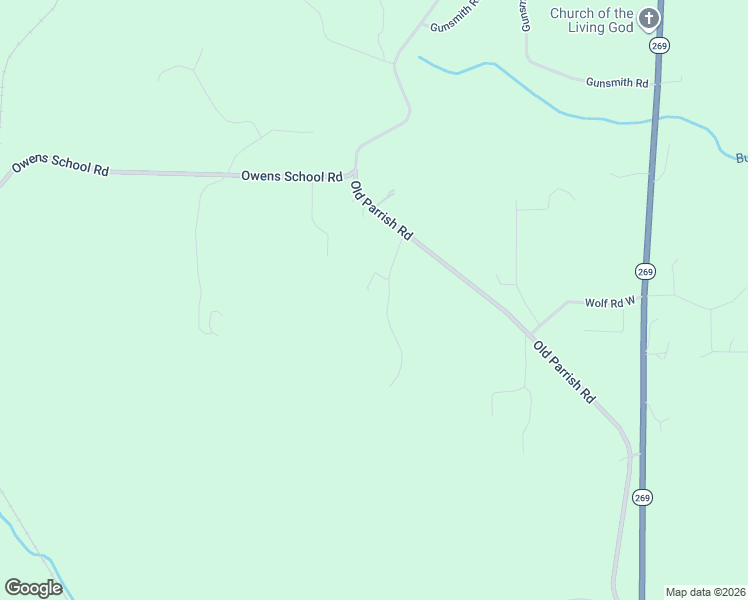 map of restaurants, bars, coffee shops, grocery stores, and more near 156 Cloverleaf Lane in Parrish
